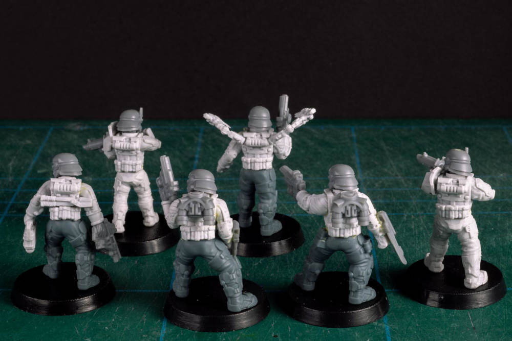 Stargrave Mandalorian inspired Troopers, Medic, Chiseler, Recruits